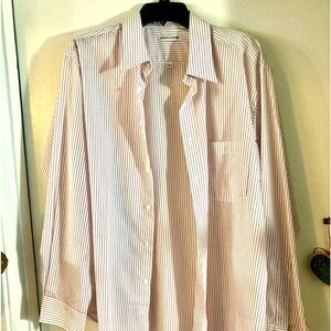 Pierre Cardin stripped button down men’s shirt